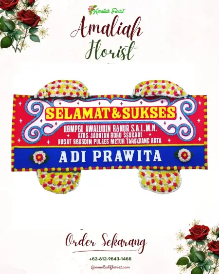 Papan Bunga Ucapan Selamat Kalidawe